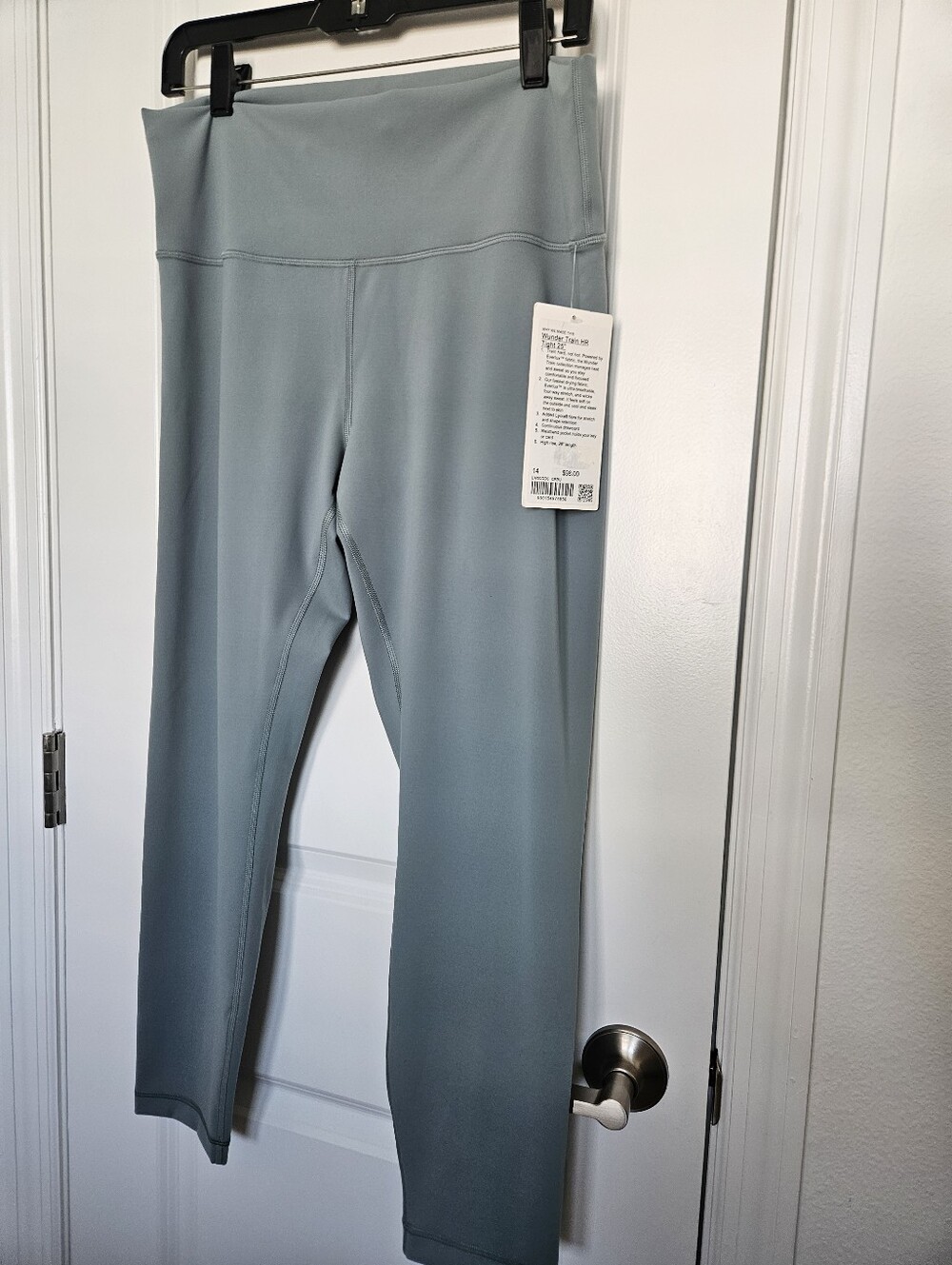 NWT LULULEMON Wunder Train High-Rise Tight 25" Crater Blue SZ 14